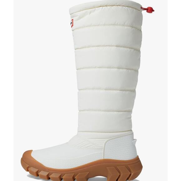 NEW HUNTER Intrepid Tall Rain Boots White Willow Gum Size 8 ($179) - Picture 8 of 8